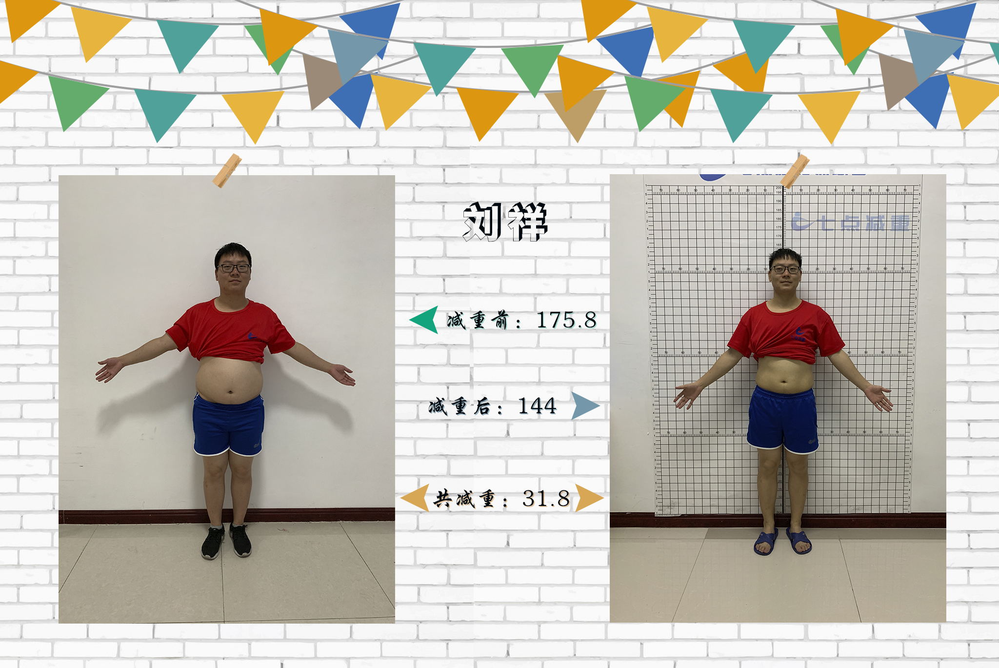 刘祥 56天减重31.8斤